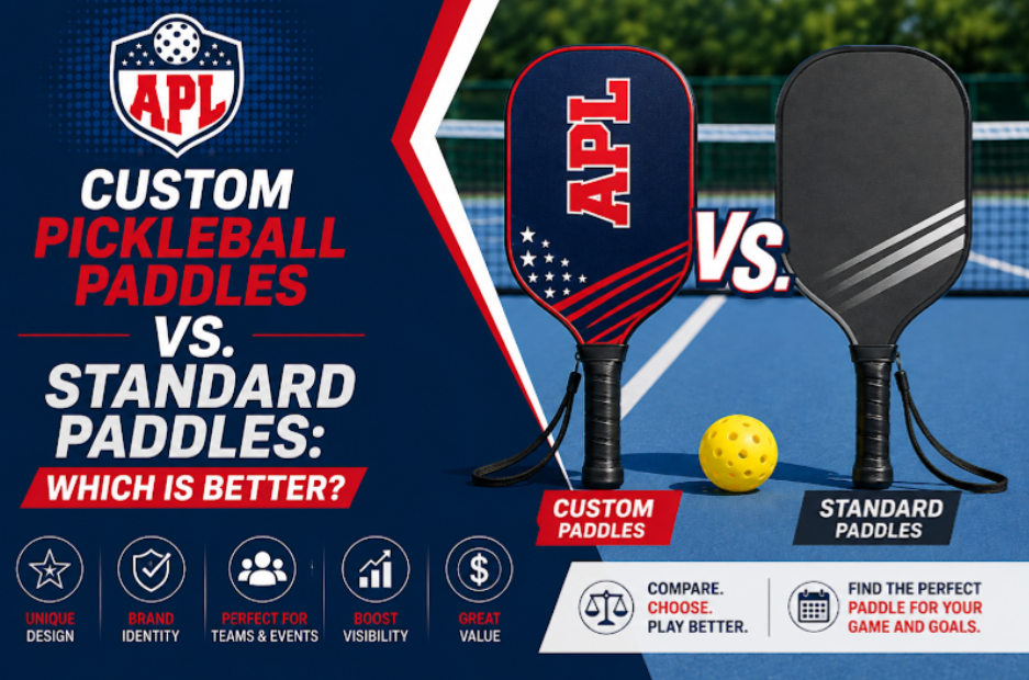 Custom Pickleball Paddles vs. Standard Paddles: Which Is Better?