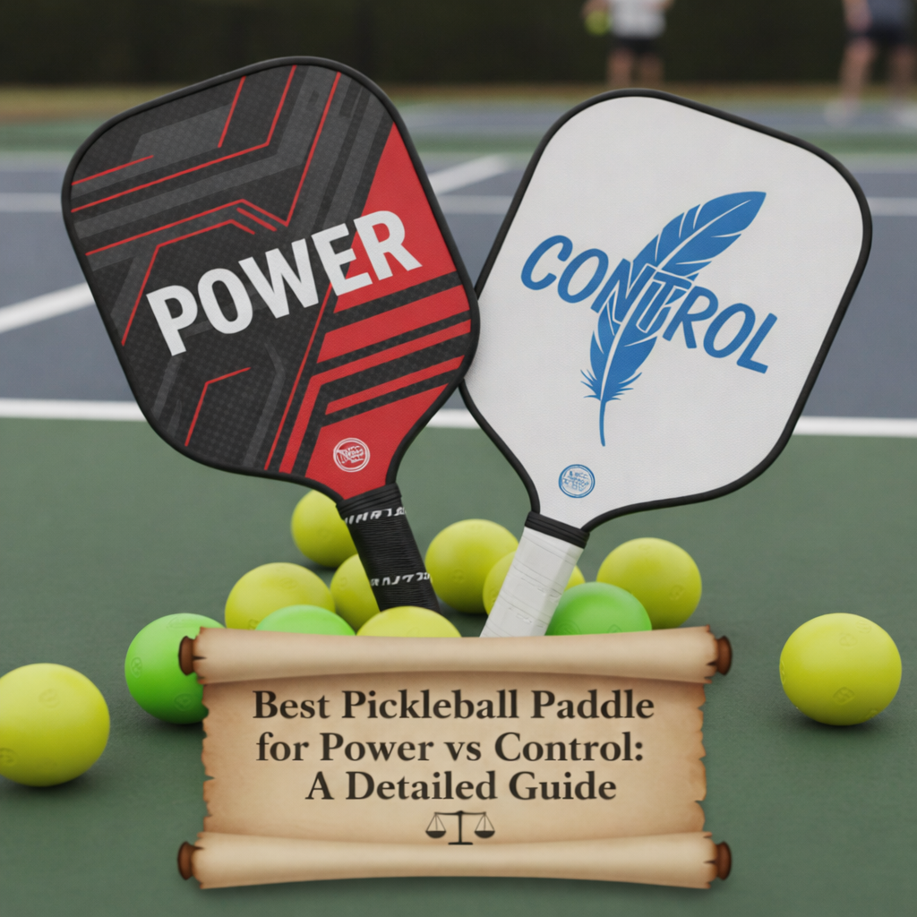 Best Pickleball Paddle for Power vs Control: A Detailed Guide