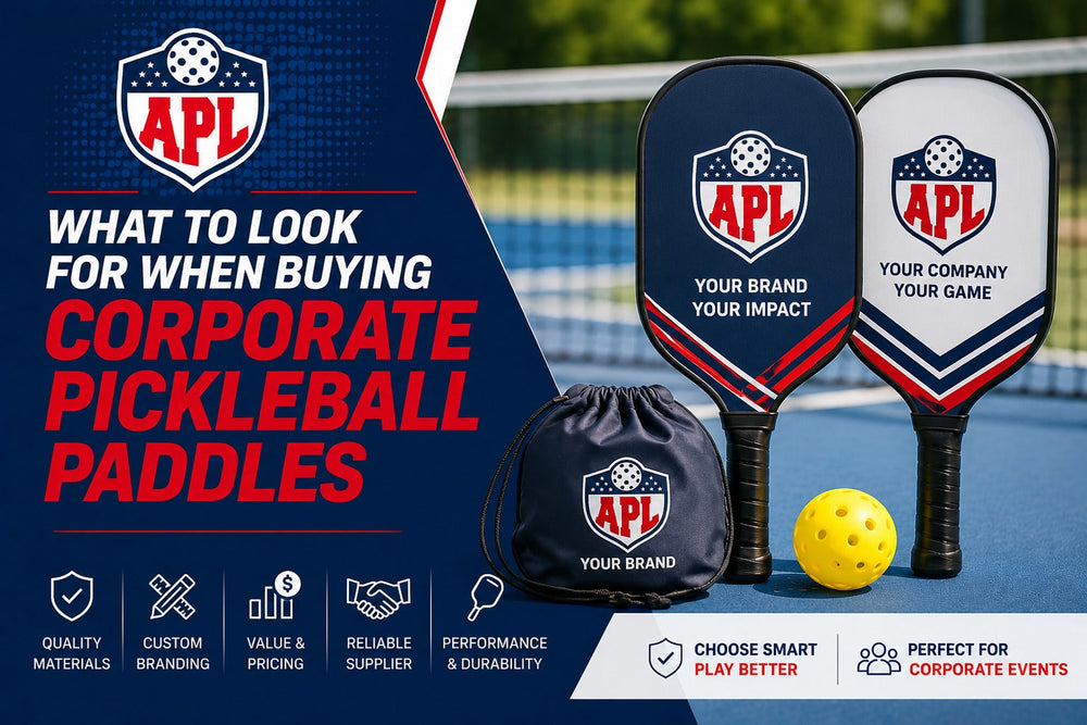 What to Look for When Buying Corporate Pickleball Paddles