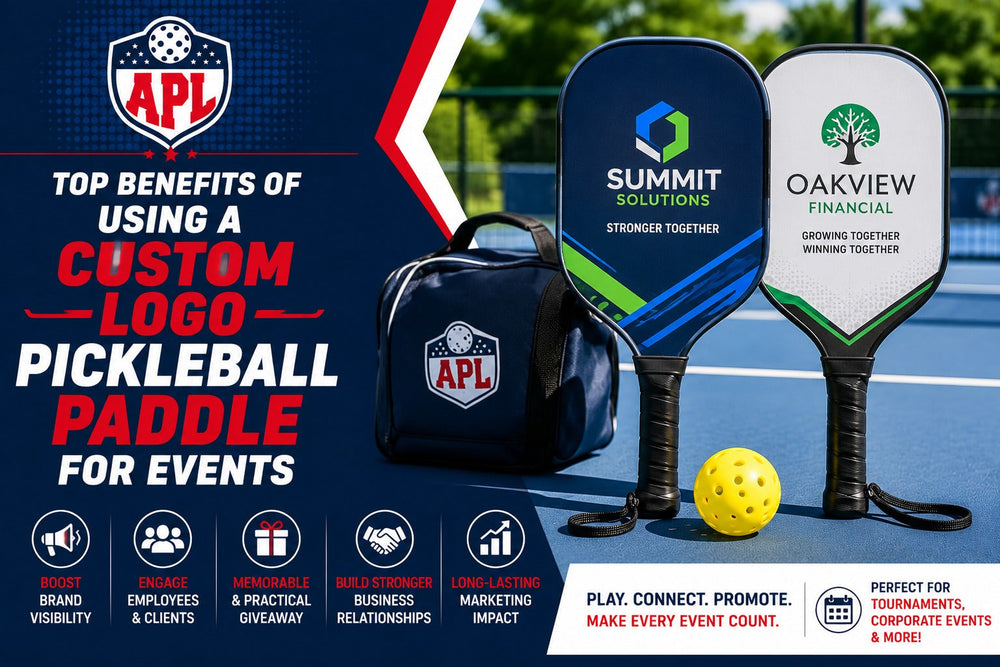 Top Benefits of Using a Custom Logo Pickleball Paddle Events