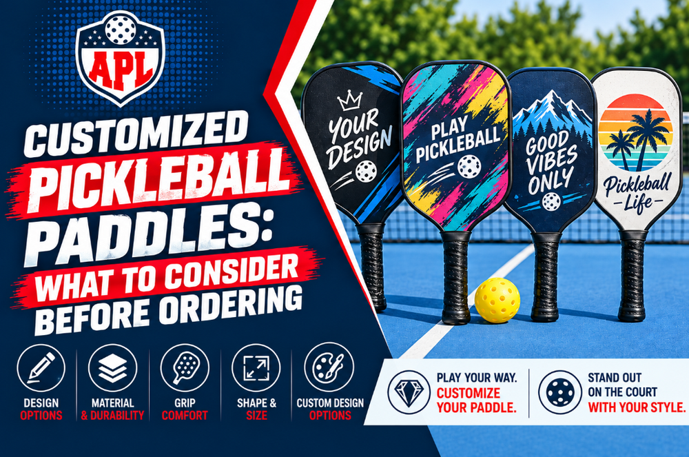 Customized Pickleball Paddles: What to Consider Before Ordering