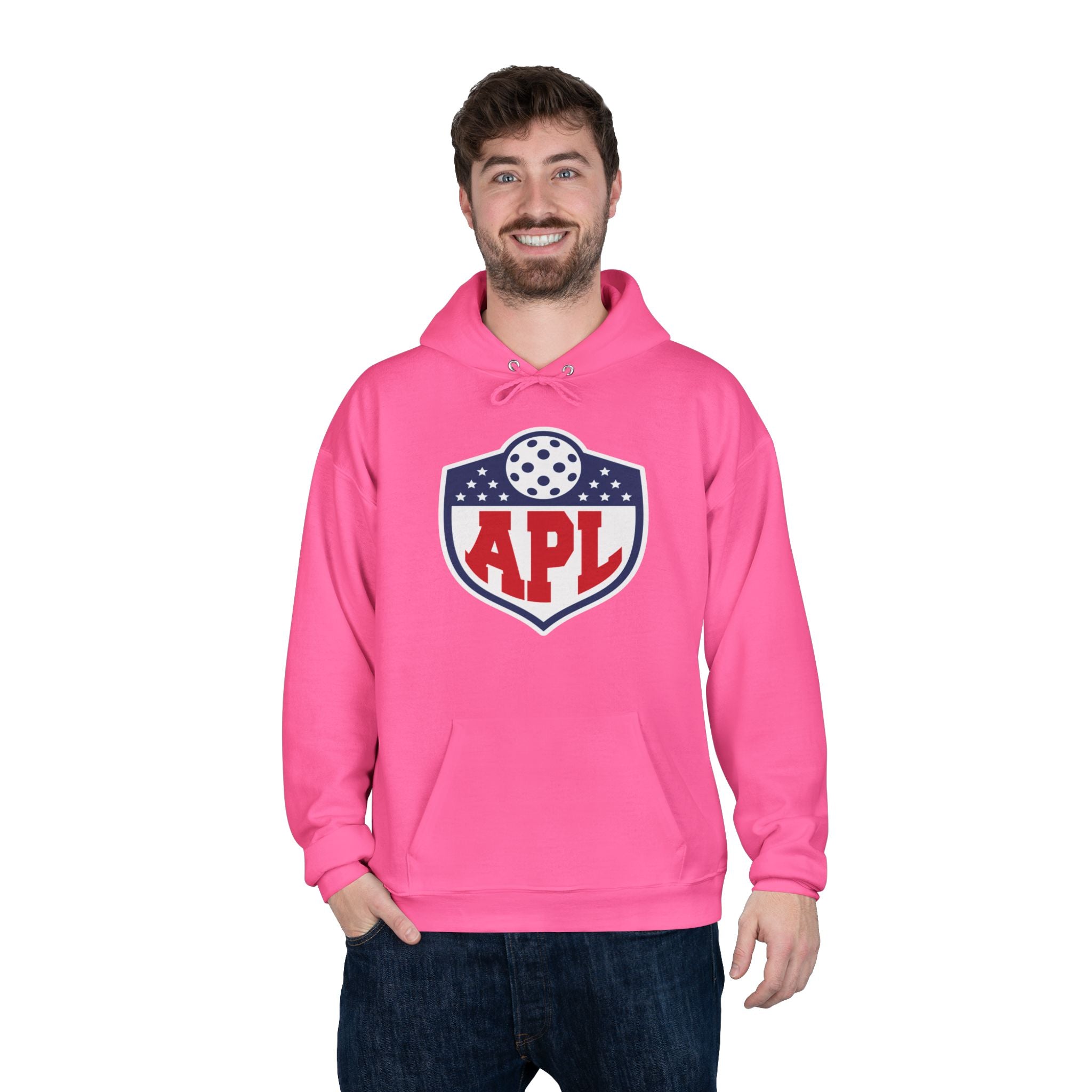 APL Pickleball Shield Hoodie — Retro Pickleball Pullover