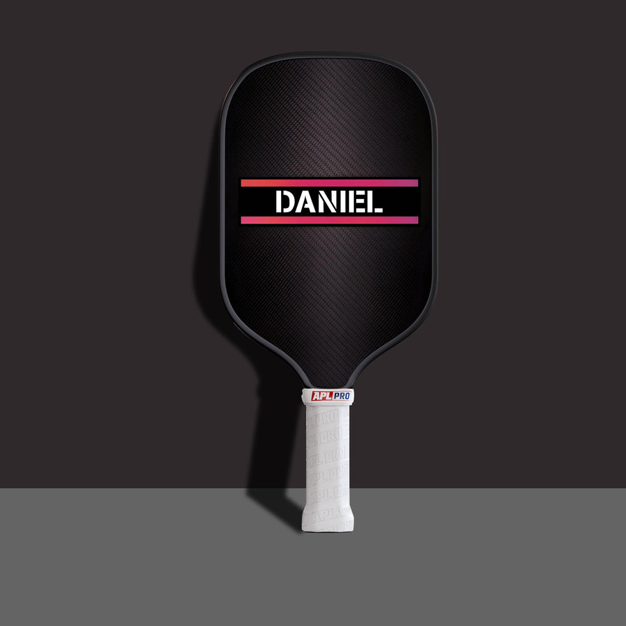 Personalized Black Stripe Name Paddle