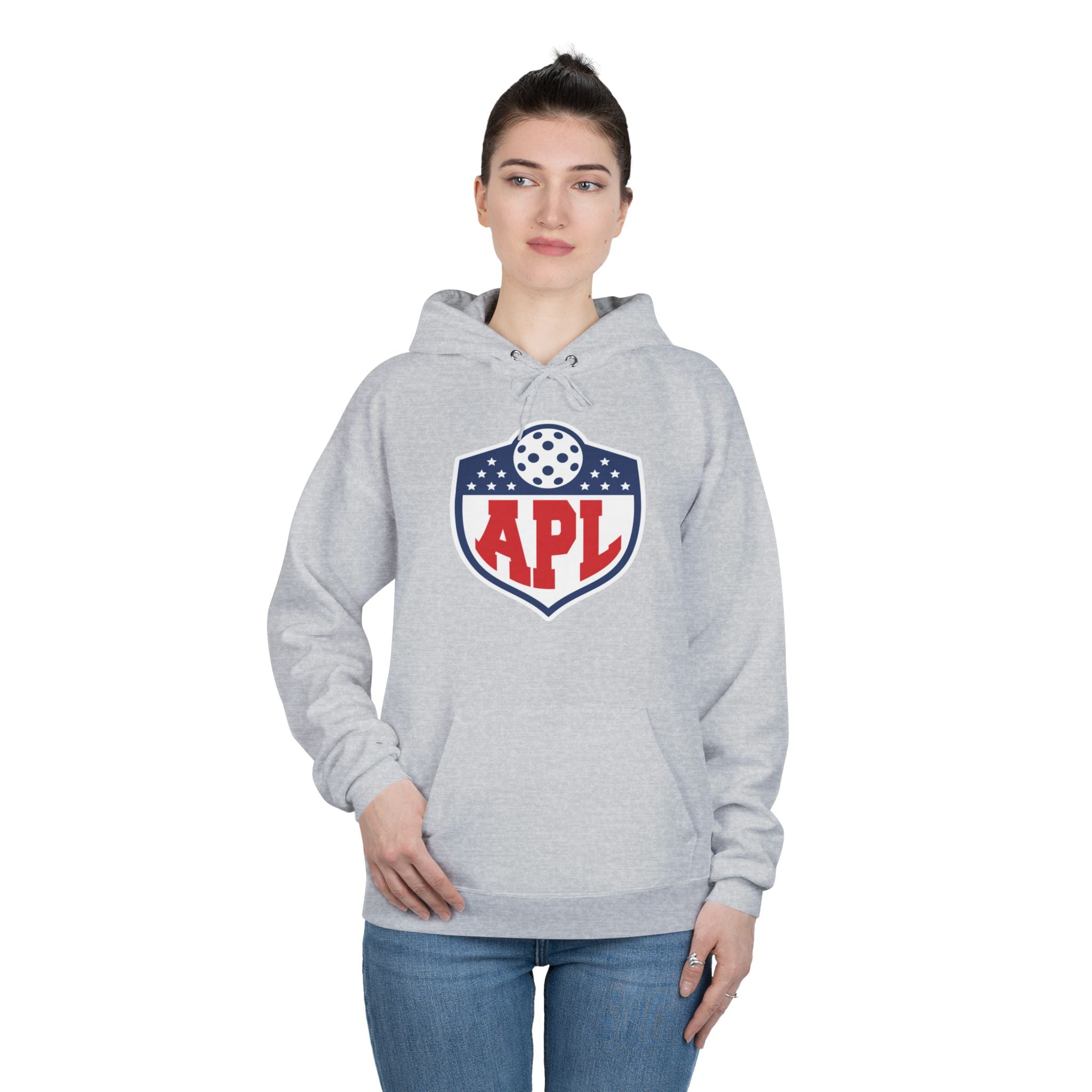 APL Pickleball Shield Hoodie — Retro Pickleball Pullover