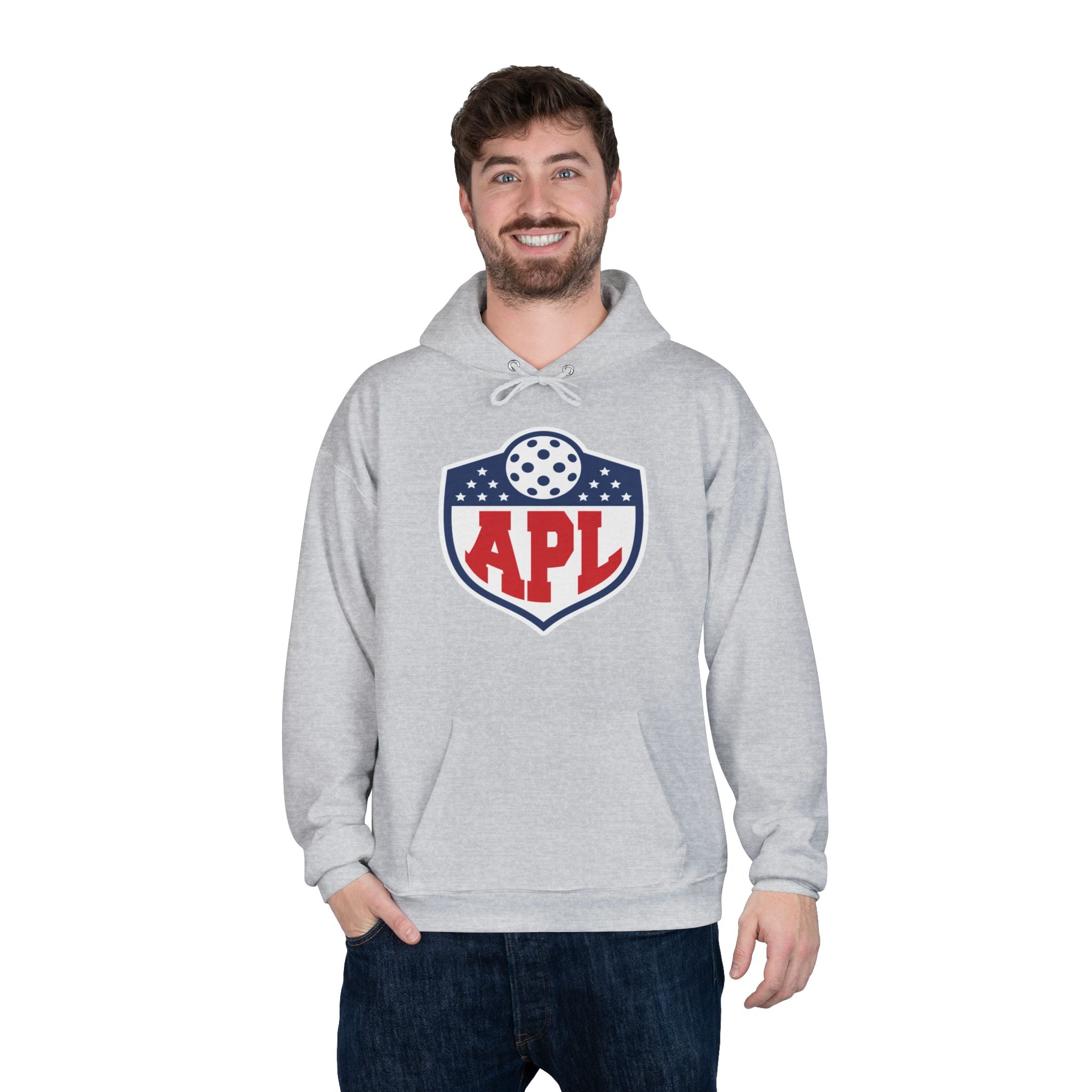 APL Pickleball Shield Hoodie — Retro Pickleball Pullover