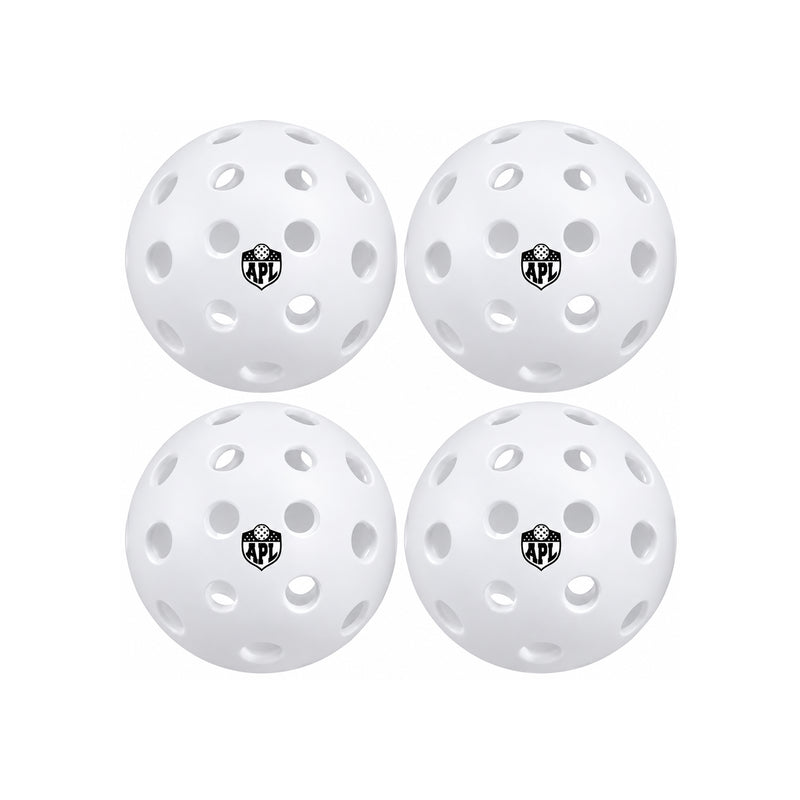 APL Pro AeroLite Pickleballs 4 Pack