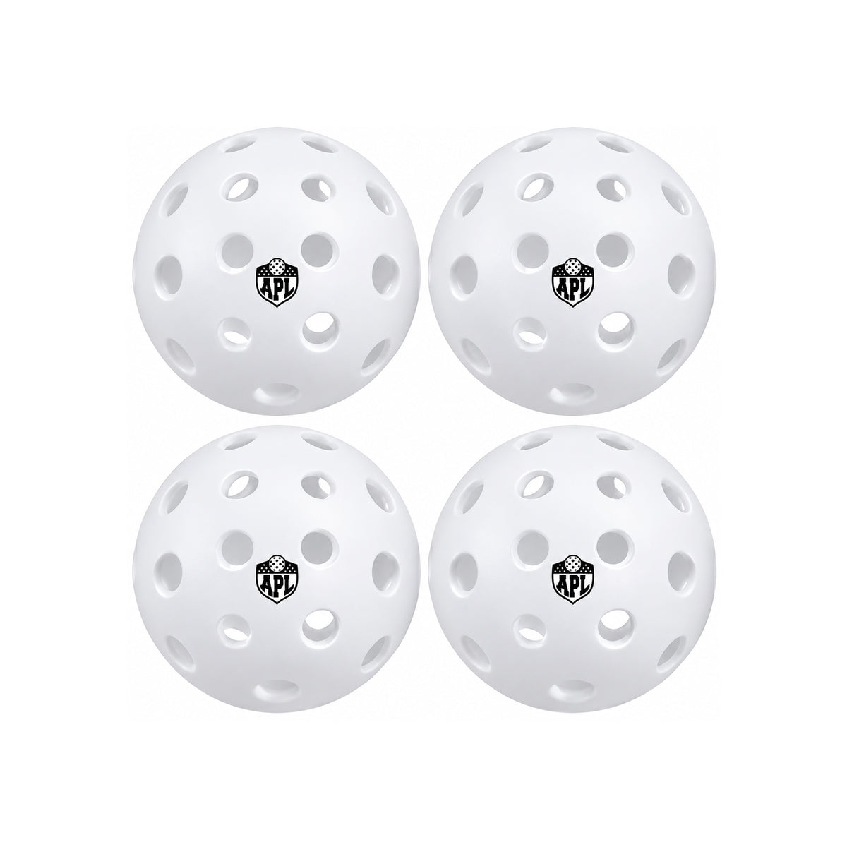 APL Pro AeroLite Pickleballs 4 Pack