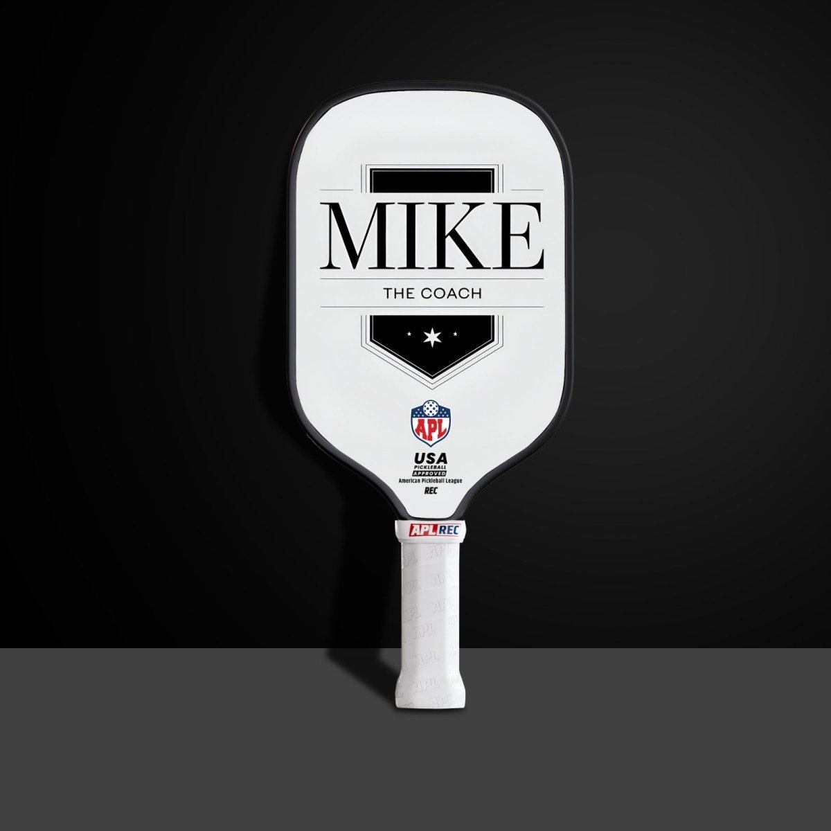 Personalized Name Paddle - Design your own carbon fiber custom pickleball paddle.