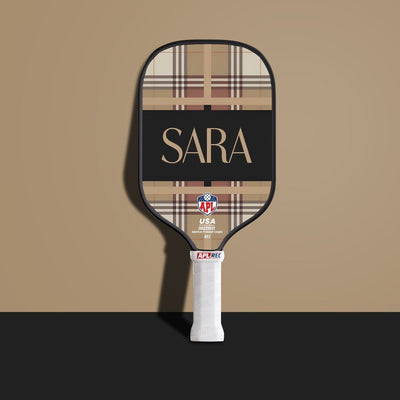 Personalized Name Paddle - Design your own carbon fiber custom pickleball paddle.