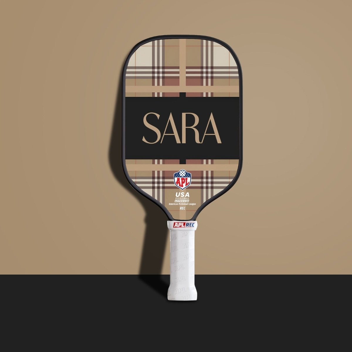 Personalized Name Paddle - Design your own carbon fiber custom pickleball paddle.