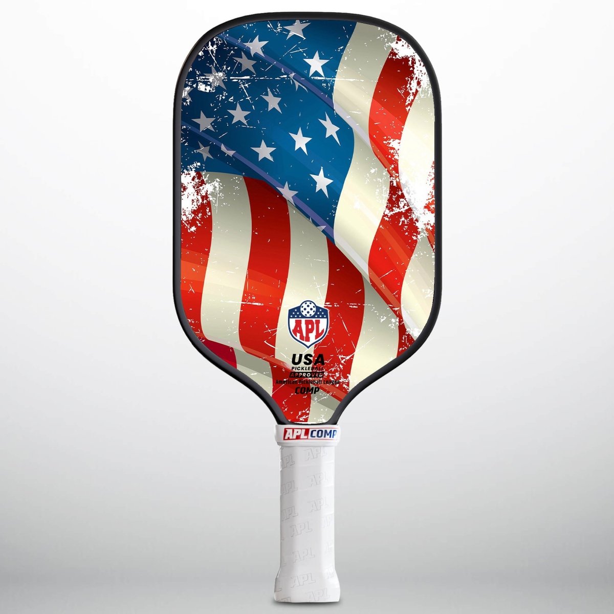 USA Flag Best Pickleball Paddle made with carbon fiber and fiber glass.