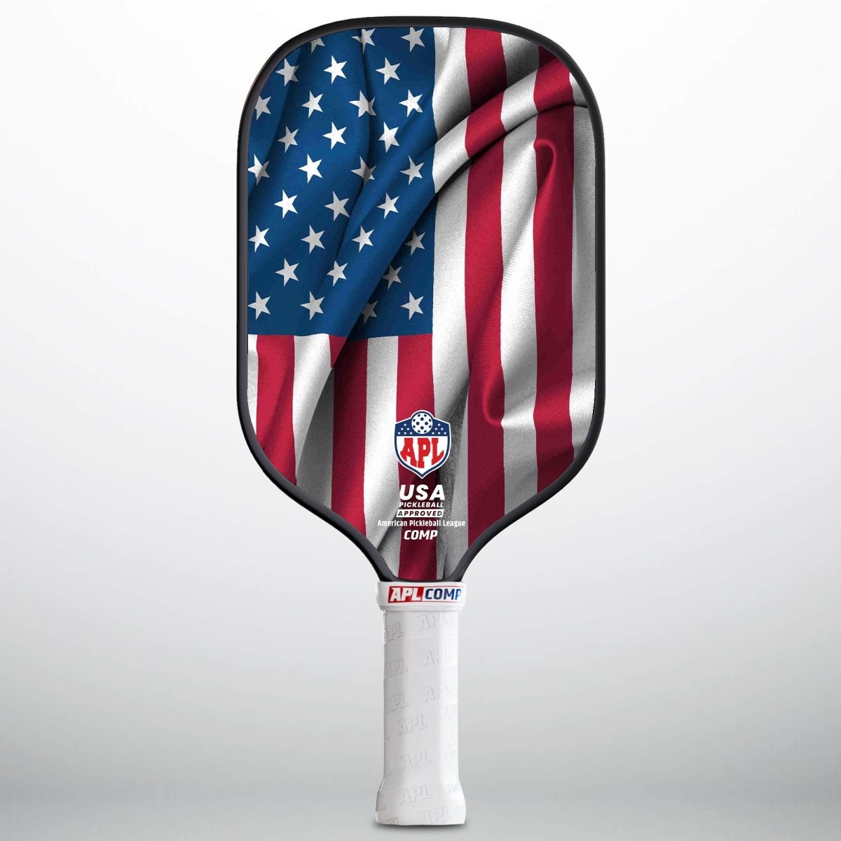 USA Flag Best Pickleball Paddle made with carbon fiber and fiber glass.