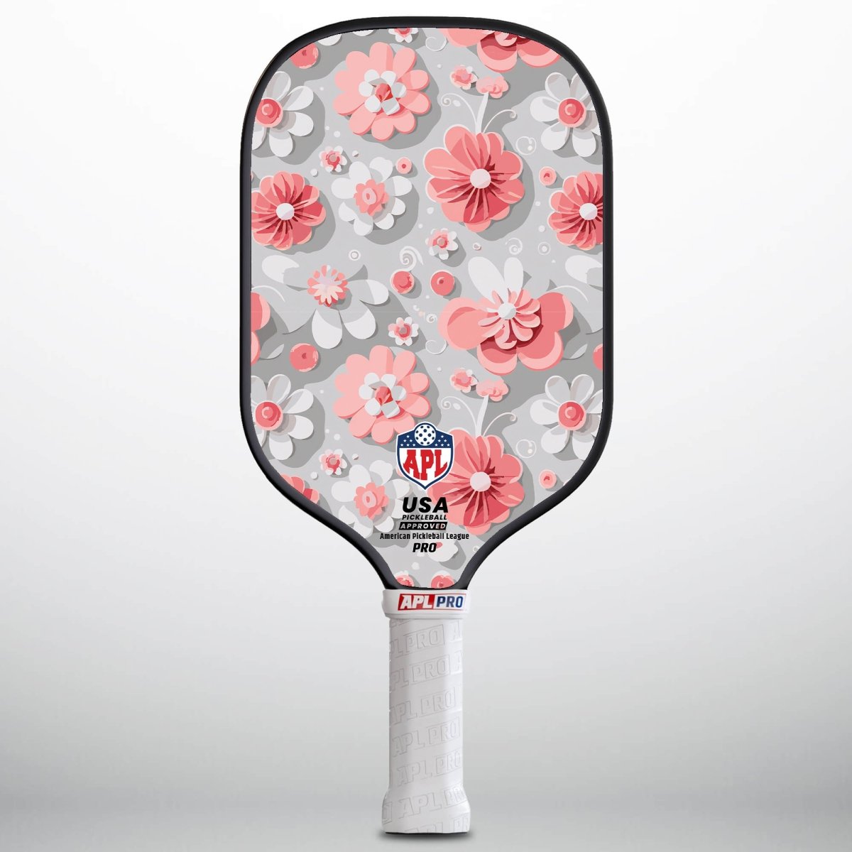 This is made in the USA flowers design pickleball paddle for pro players. 