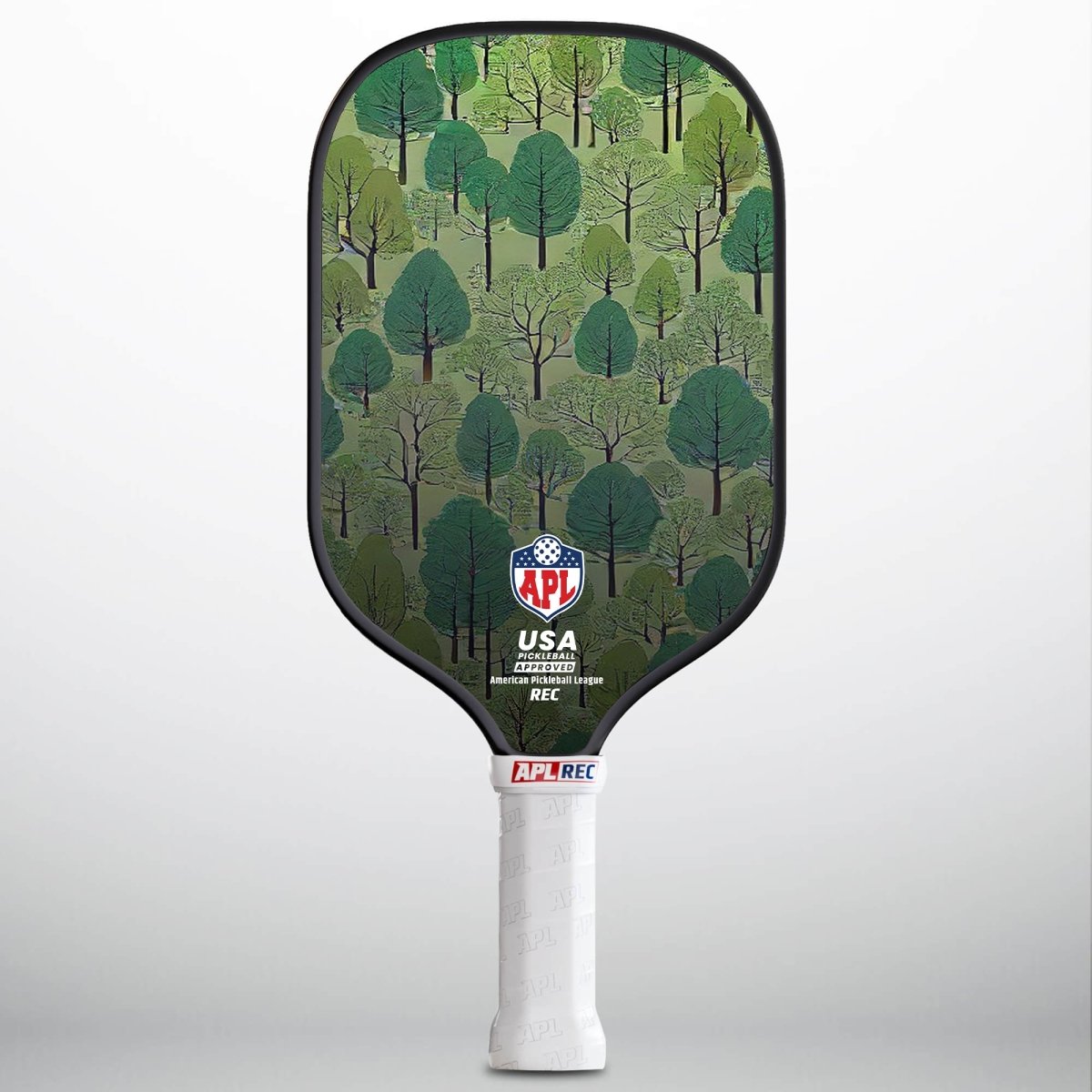 APL - Trees Pickleball Paddle | 16mm Carbon Fiber | Best Pickleball Paddles | American Pickleball League