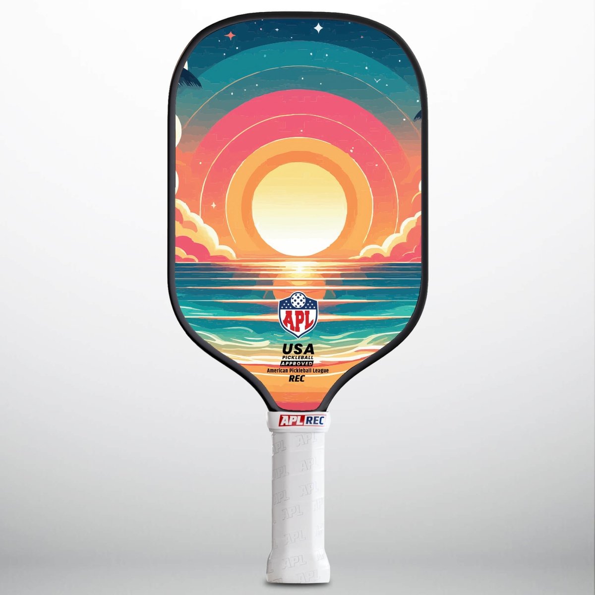 Sun Flowers Best Pickleball Paddles for beginners made in USA with  fiber glass.