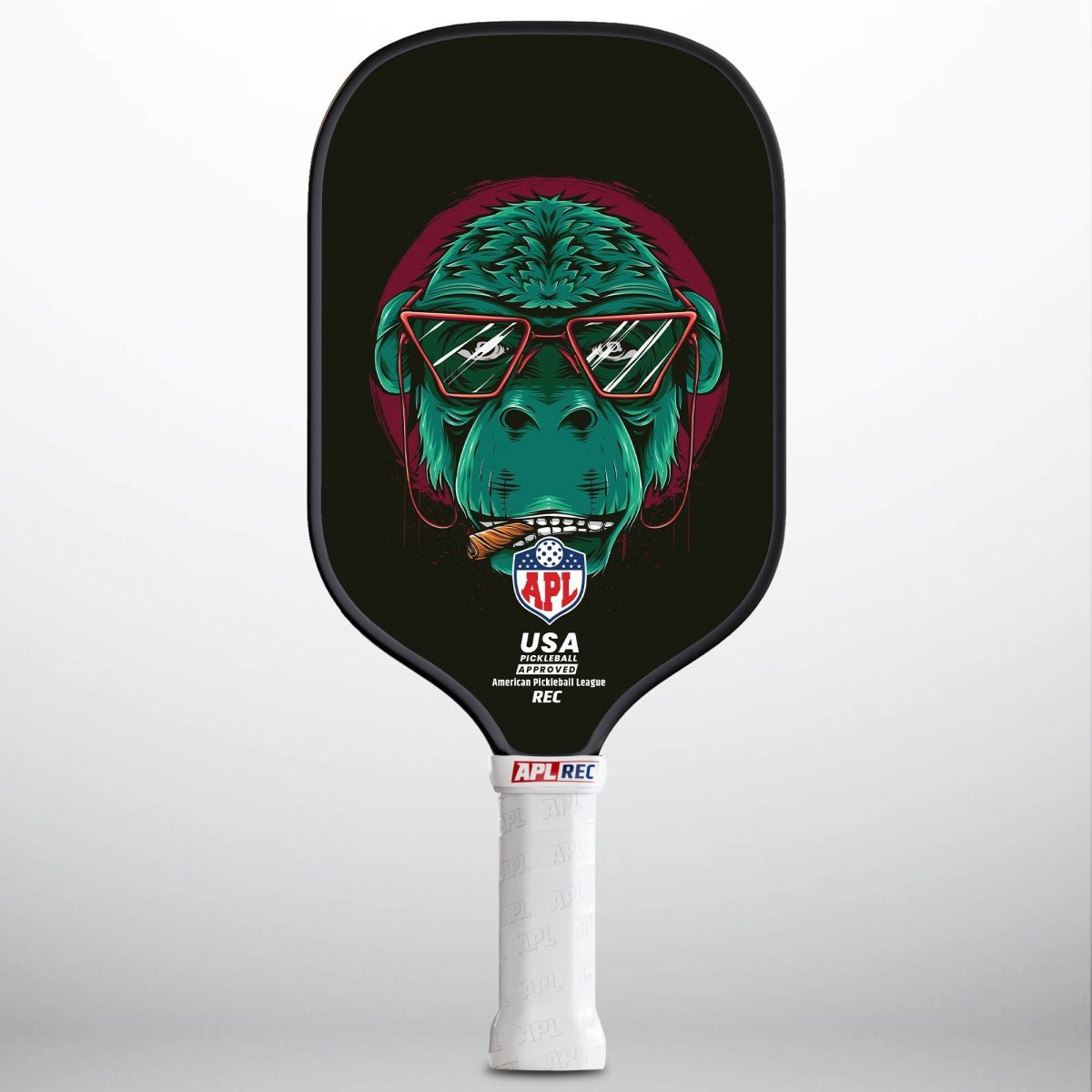 APL - Skull Glasses Pickleball Paddle | 16mm Carbon Fiber | Best Pickleball Paddles | American Pickleball League
