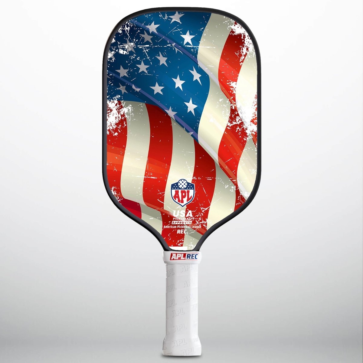 USA Flag Best Pickleball Paddle made with carbon fiber and fiber glass.