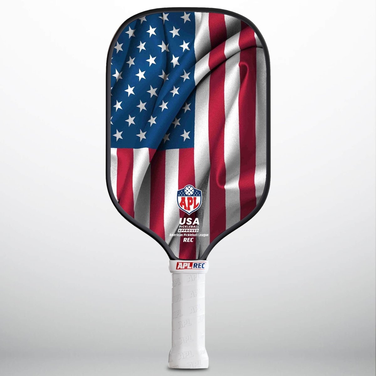 USA Flag Best Pickleball Paddle made with carbon fiber and fiber glass.