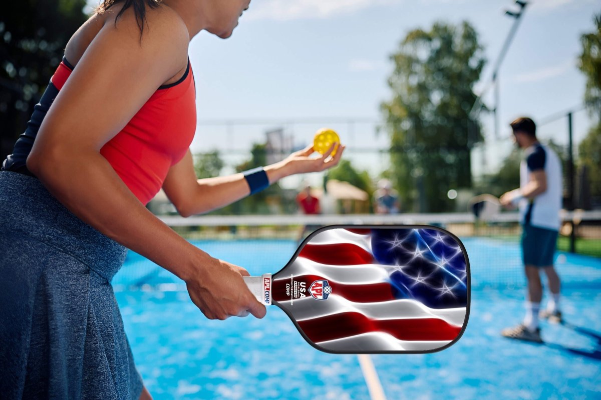 Waving Flag PICKLEBALL PADDLE - American Pickleball League