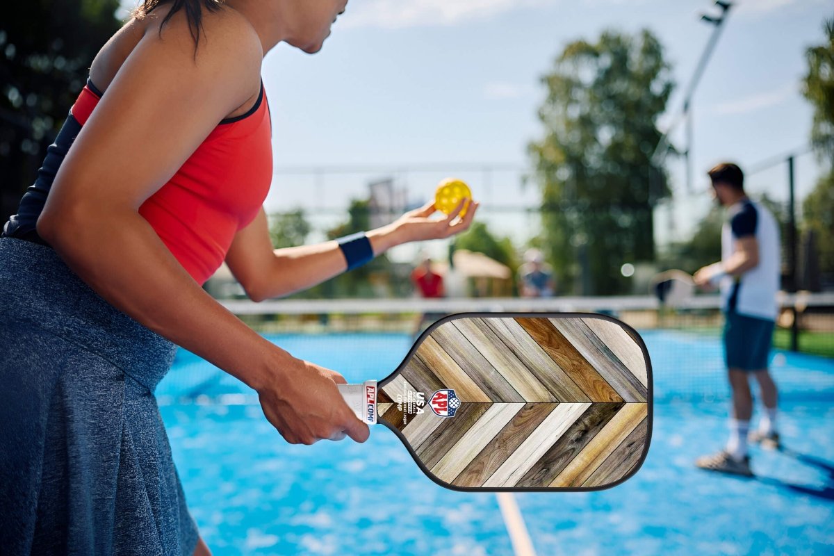 best pickleball paddles made with fiberglass and carbon fiber by AMERICAN PICKLEBALL LEAGUE