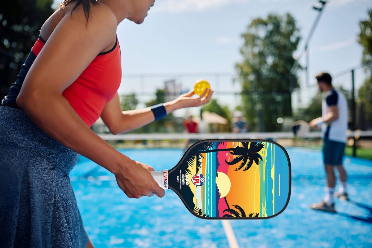 Sunset Pickleball Paddles | 16mm Carbon Fiber | Best Pickleball Paddles | American Pickleball League