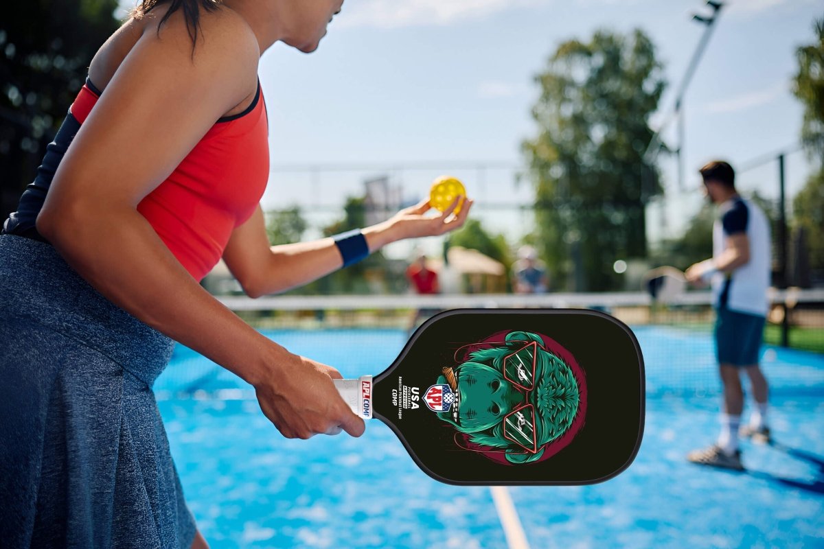 Sunglasses Best Pickleball Paddles for Intermediate players  made in USA with carbon fiber.