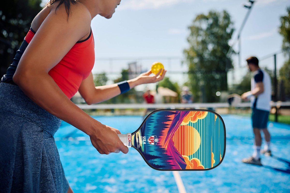 best pickleball paddle for control , spin and power.