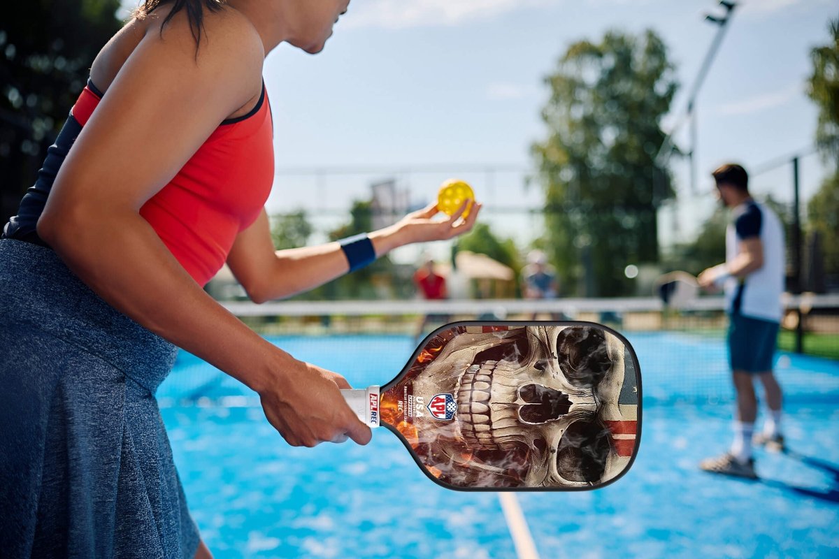 smoky skull best pickleball paddle for control, spin and power. 