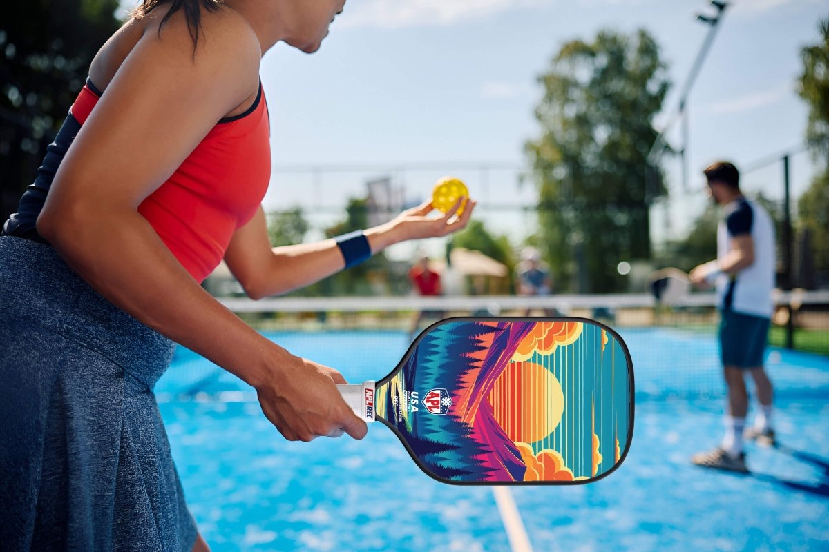best pickleball paddle for control , spin and power.