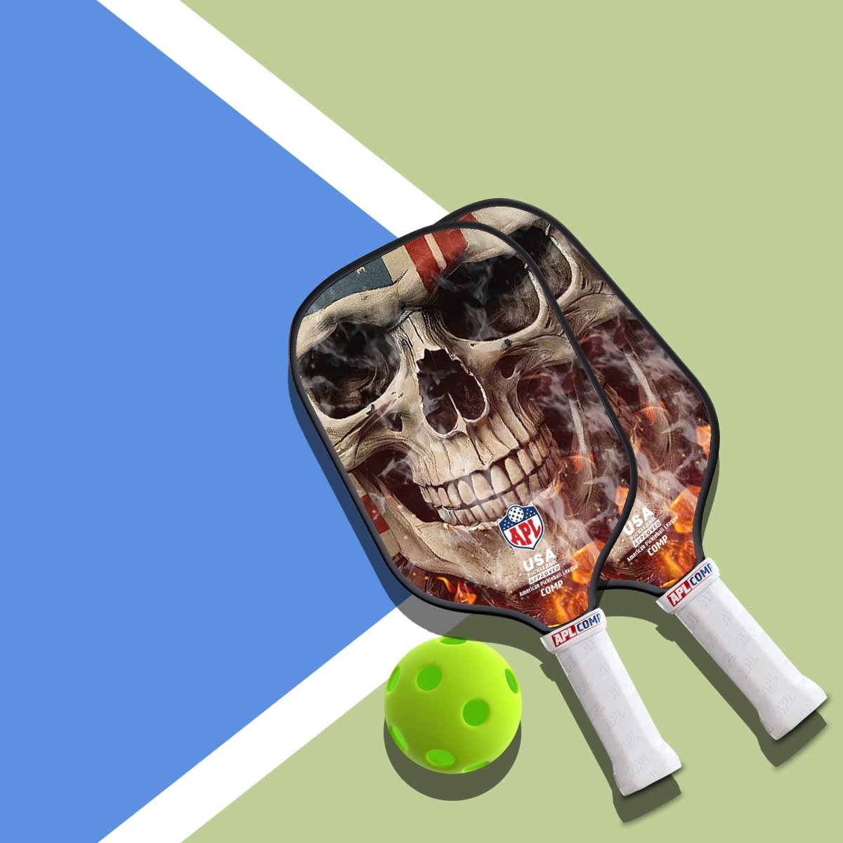 smoky skull best pickleball paddle for control, spin and power. 