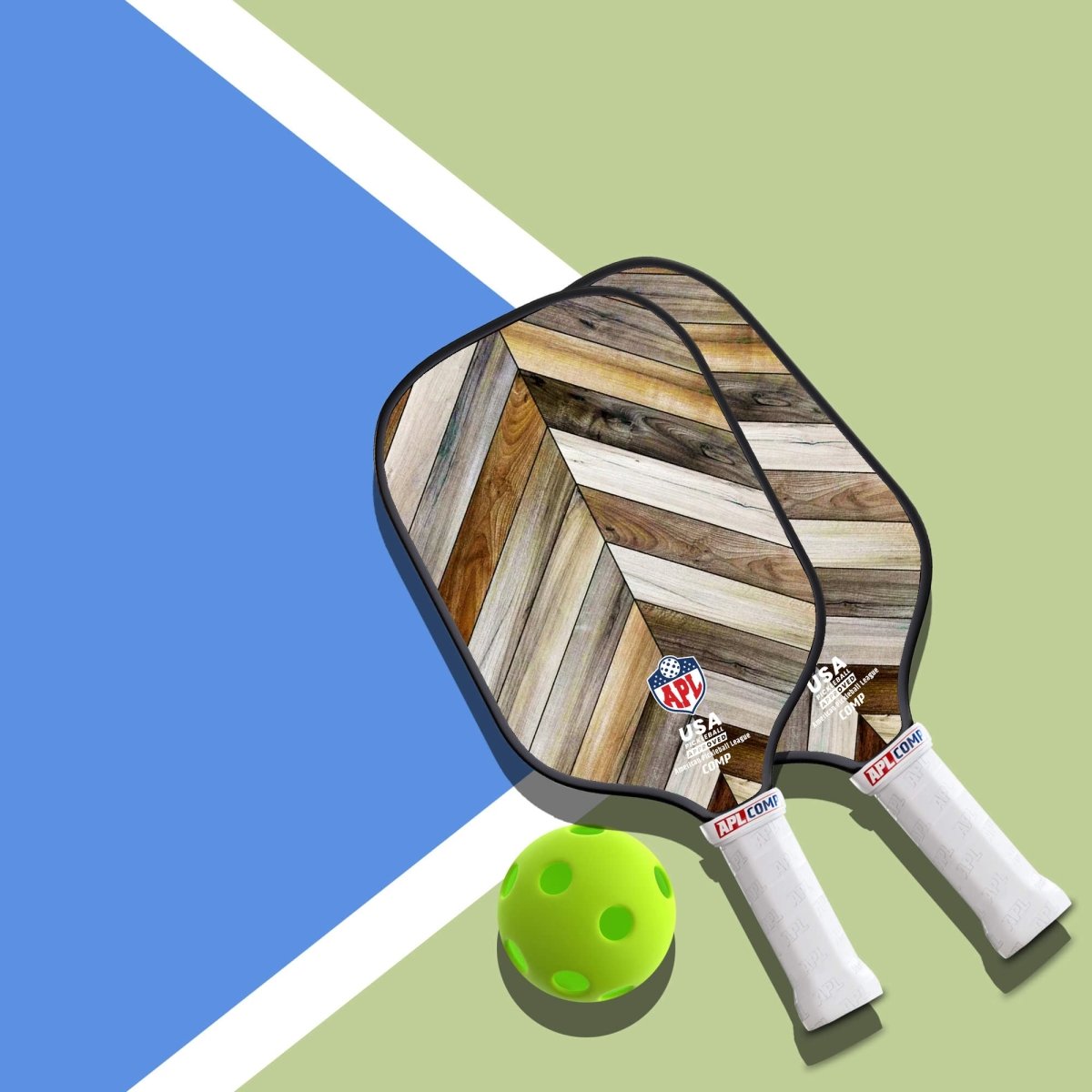best pickleball paddles made with fiberglass and carbon fiber by AMERICAN PICKLEBALL LEAGUE