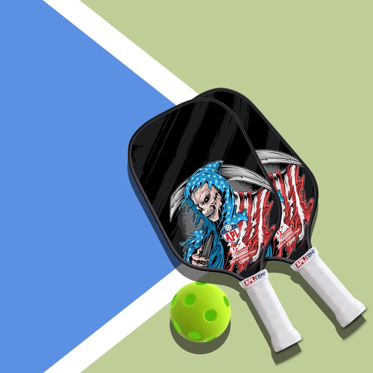 This is made in the USA pickleball paddle. It can be used by beginners, intermediate and pro players