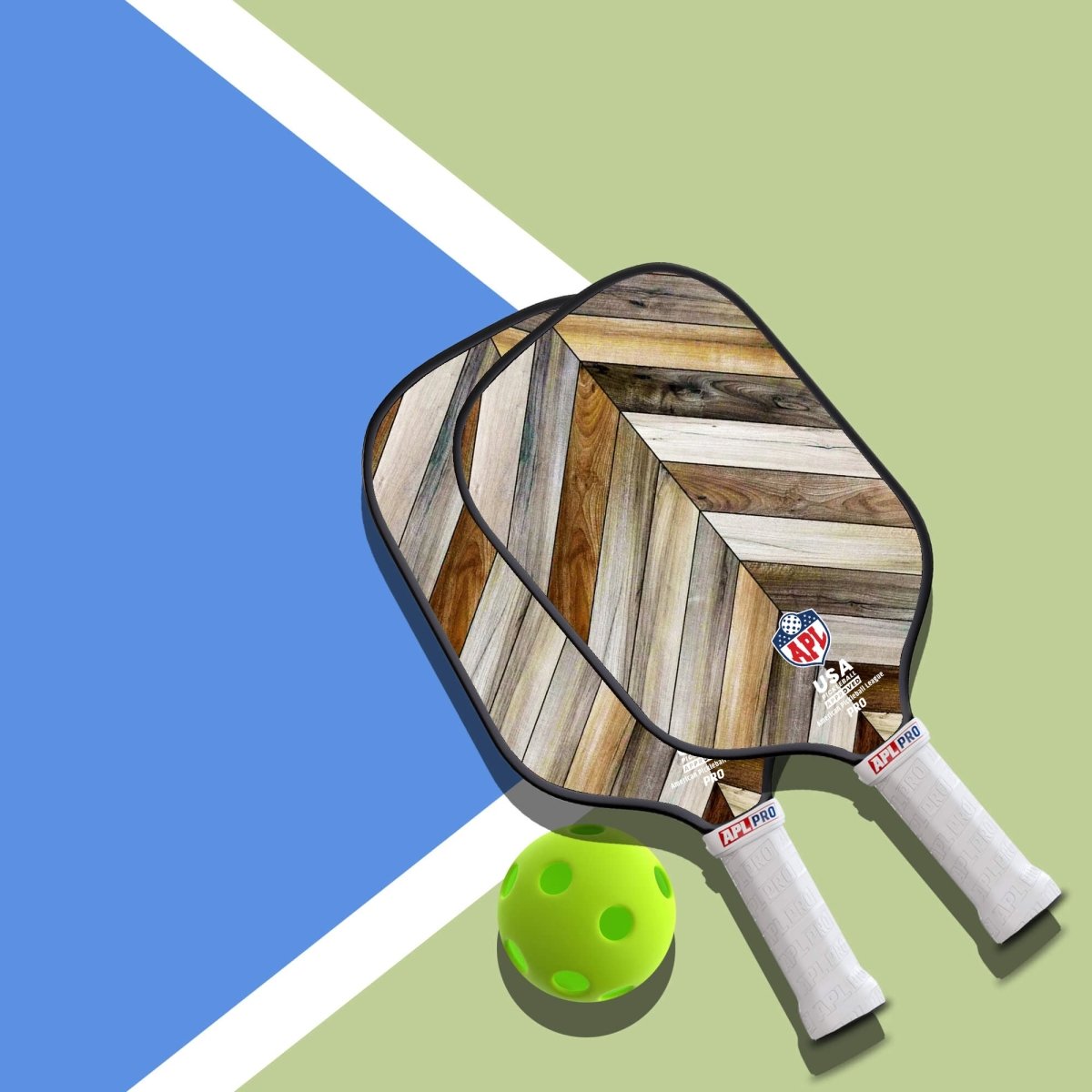 best pickleball paddles made with fiberglass and carbon fiber by AMERICAN PICKLEBALL LEAGUE
