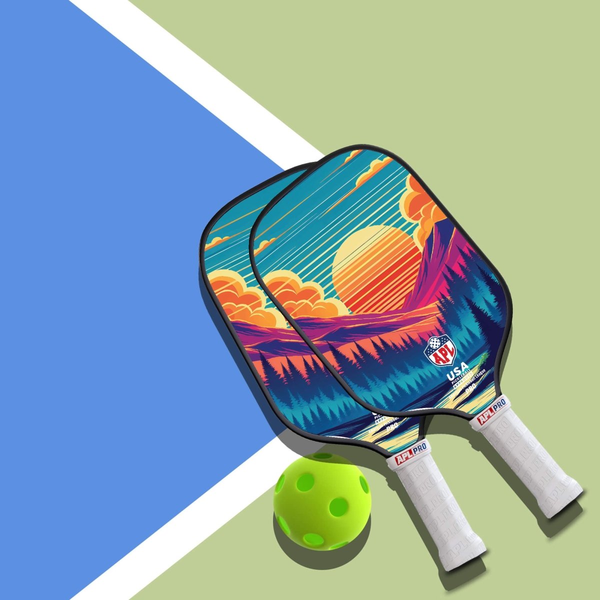 best pickleball paddle for control , spin and power.