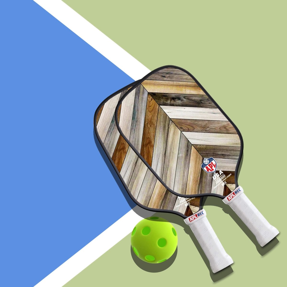 best pickleball paddles made with fiberglass and carbon fiber by AMERICAN PICKLEBALL LEAGUE
