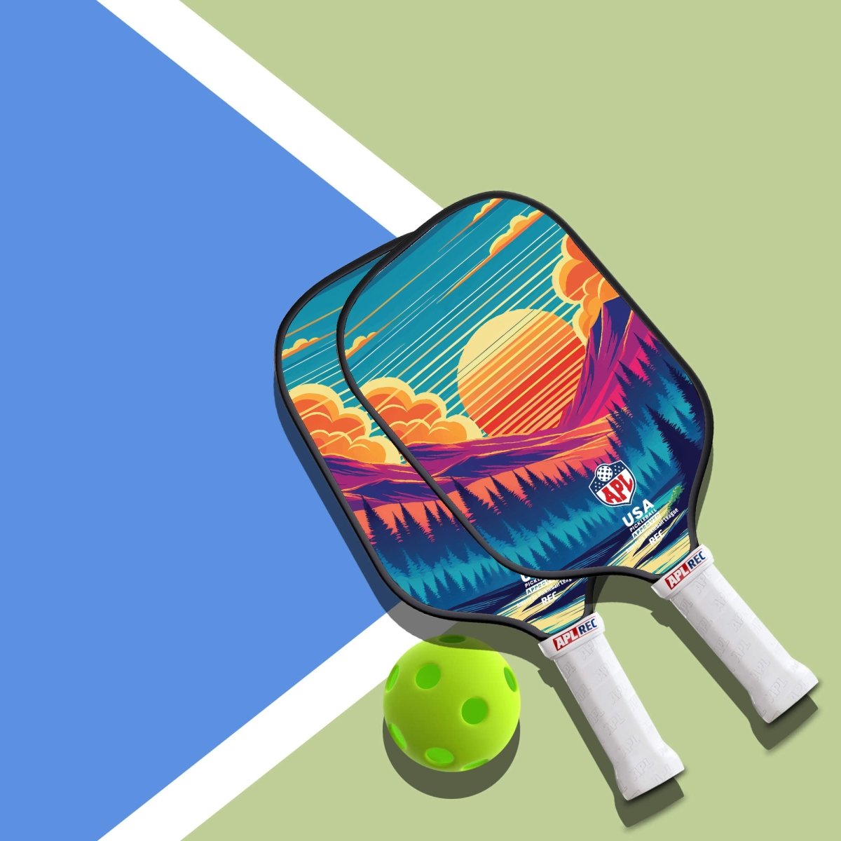 best pickleball paddle for control , spin and power.