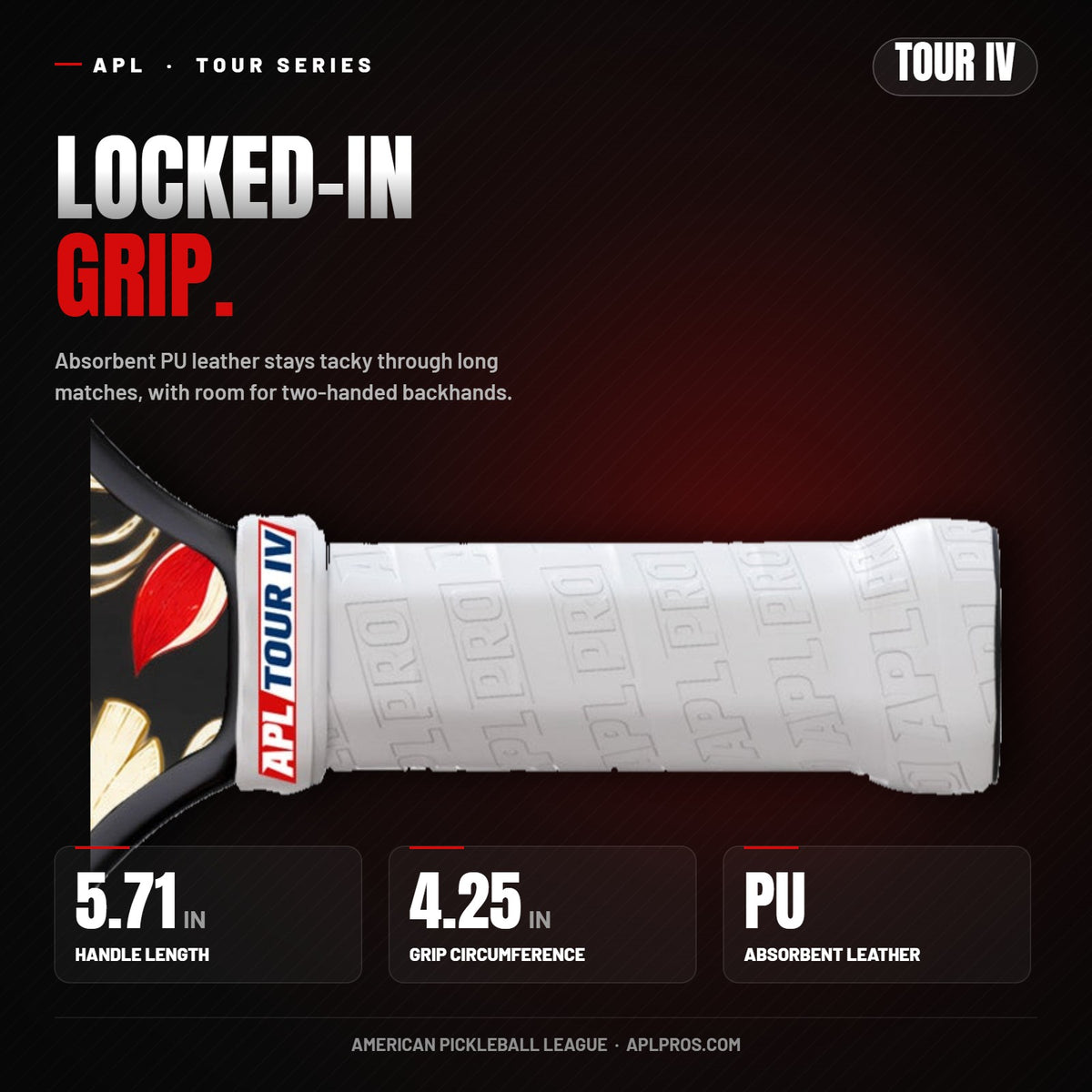 TOUR IV – Locked-in PU leather grip