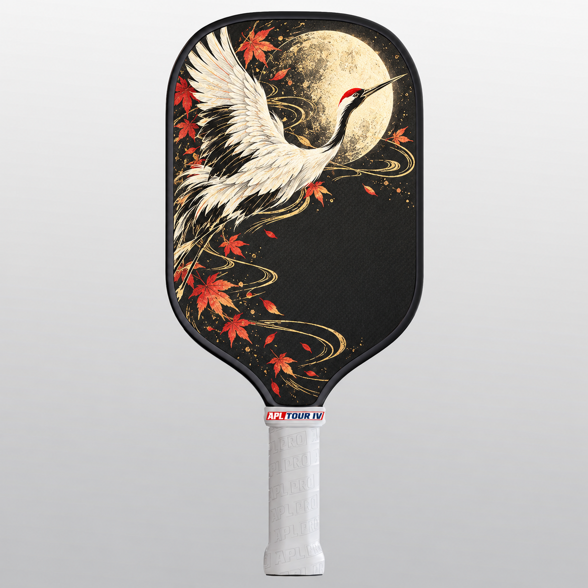 Celestial Crane TOUR IV pickleball paddle, black edge guard