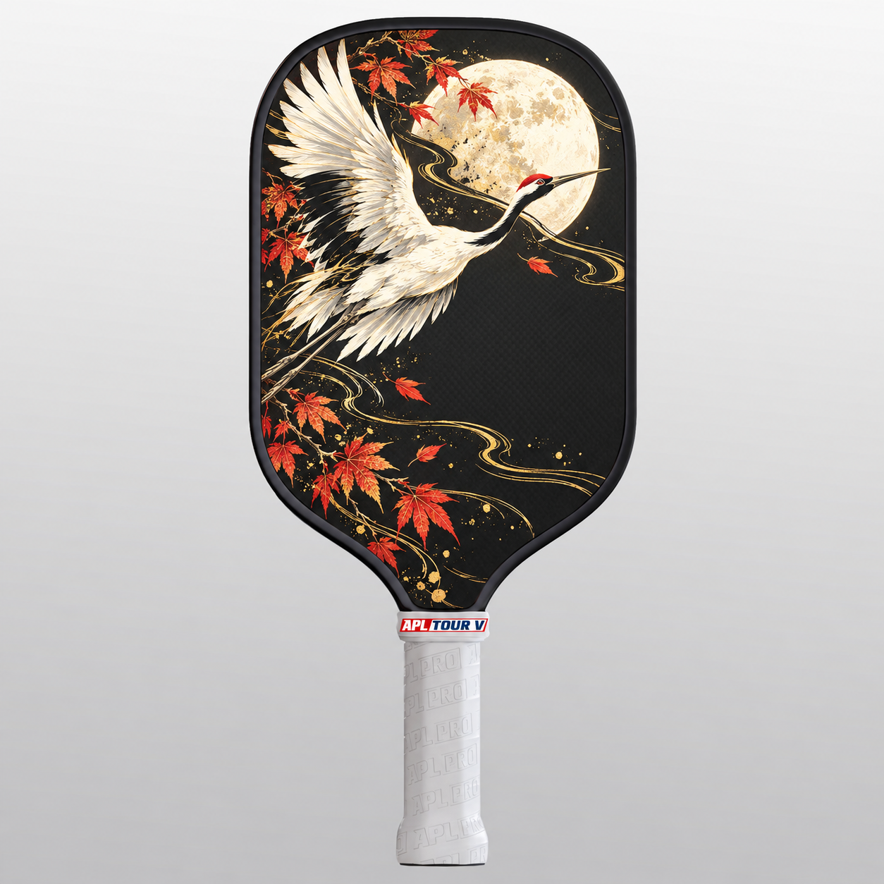 Celestial Crane TOUR V pickleball paddle, black edge guard