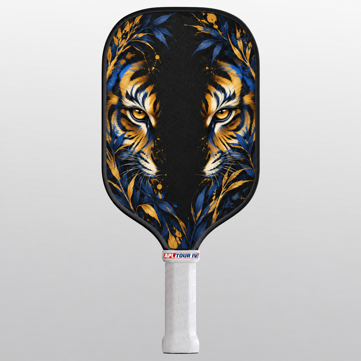Cobalt Tiger TOUR V pickleball paddle, black edge guard