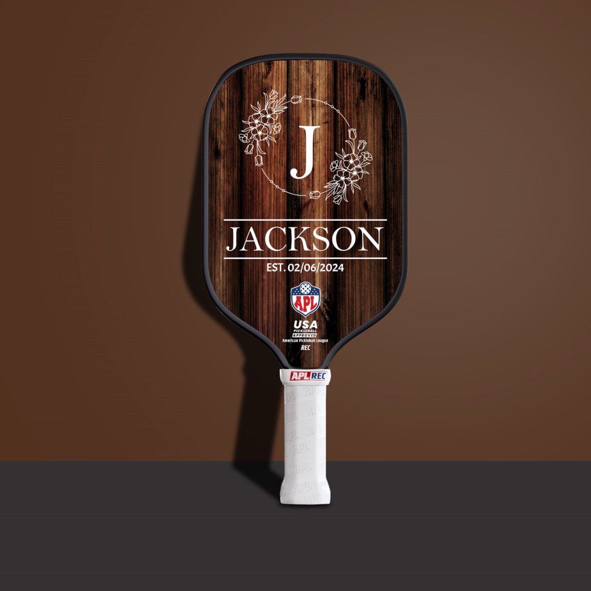 Personalized Wedding Pickleball Paddle 