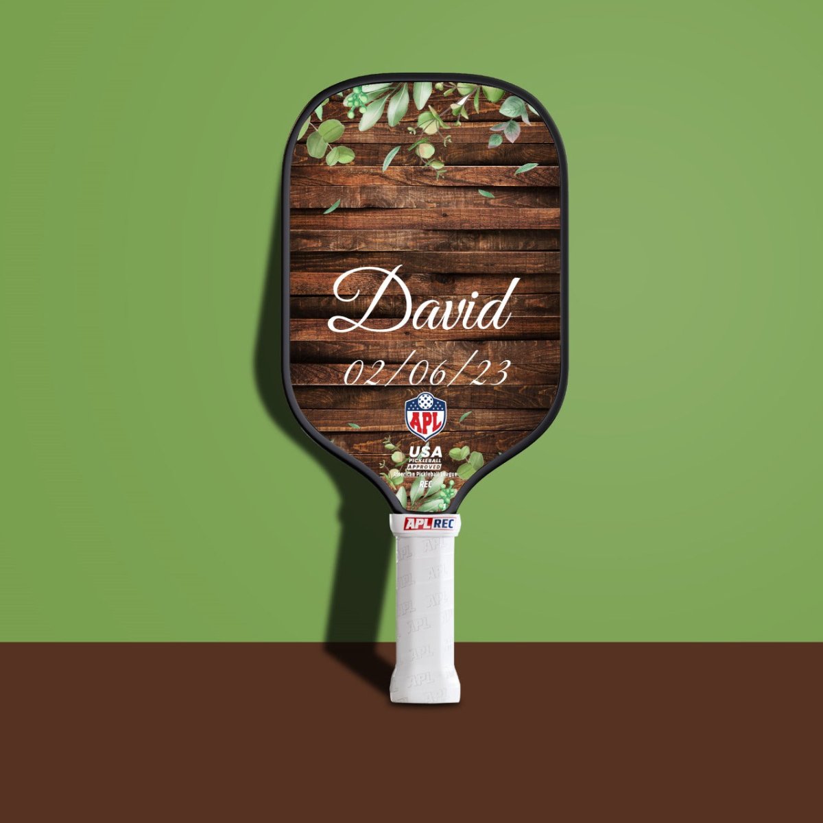 Personalized Wedding Paddle - Design your own carbon fiber custom pickleball paddle. 